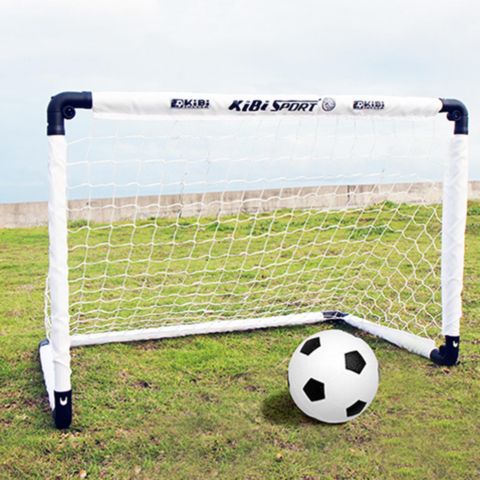 Kids Soccer Goals Portable Soccer Nets Set Outdoor Training Easy Assembly