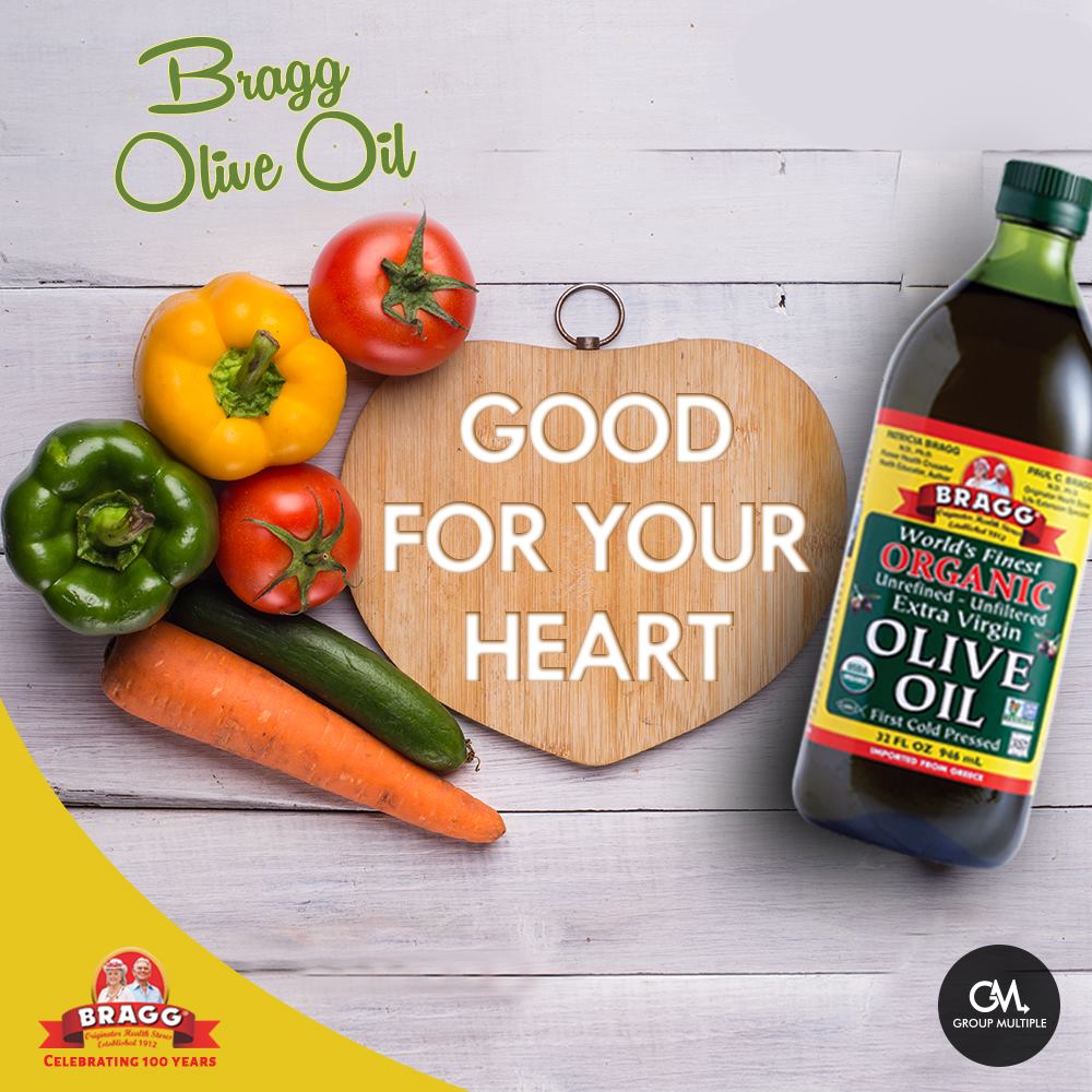 Dầu Olive nguyên chất ép lạnh hữu cơ (Extra Virgin) - Bragg