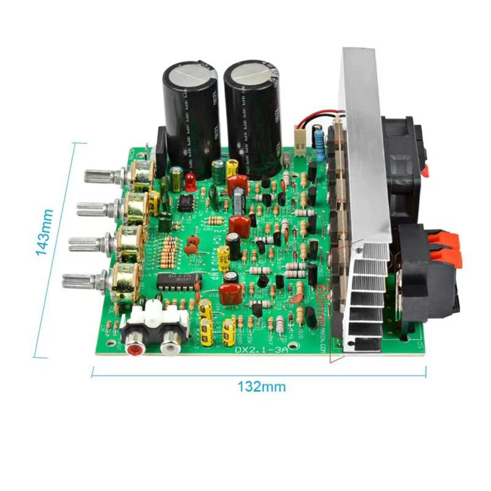 Mini 200W 2.1 Channel Subwoofer High Power Audio Amplifier Board DIY Modules