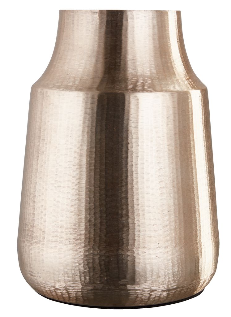 Lọ hoa | JYSK Malias | nhôm | màu đồng | DK22xC30cm
