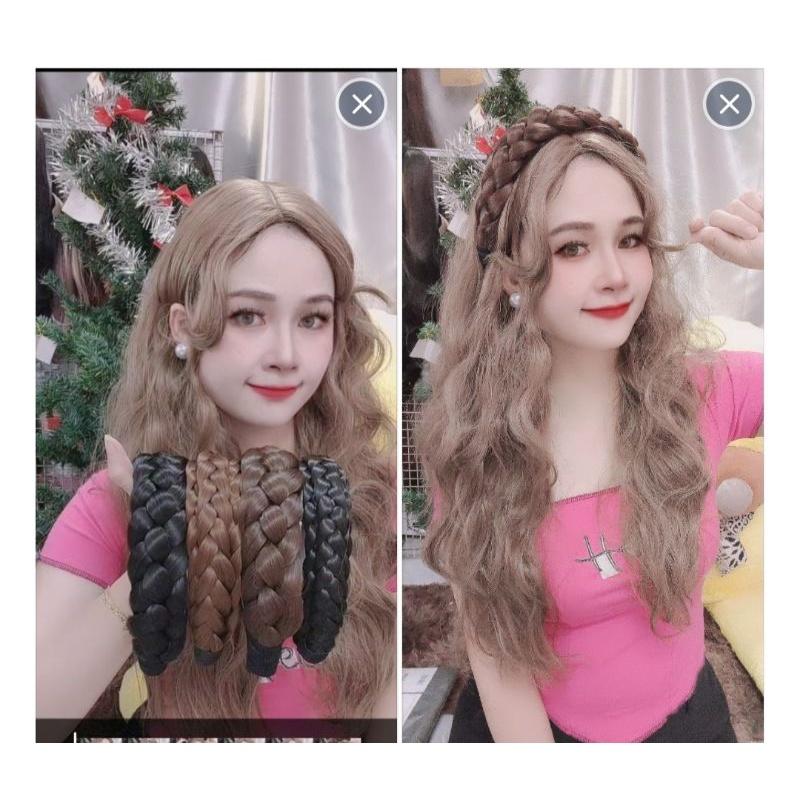 Tóc cài bính size to cao cấp