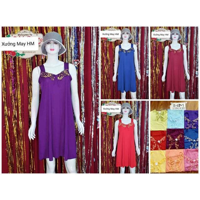 Đầm suông thun lạnh