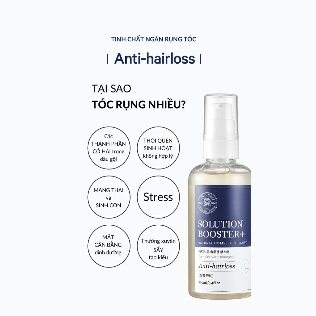 Serum Dưỡng Tóc DR. SEED Solution Booster Anti-Hairloss Giảm Các Triệu Chứng Rụng Tóc, Tăng Đề Kháng Cho Tóc 100ml