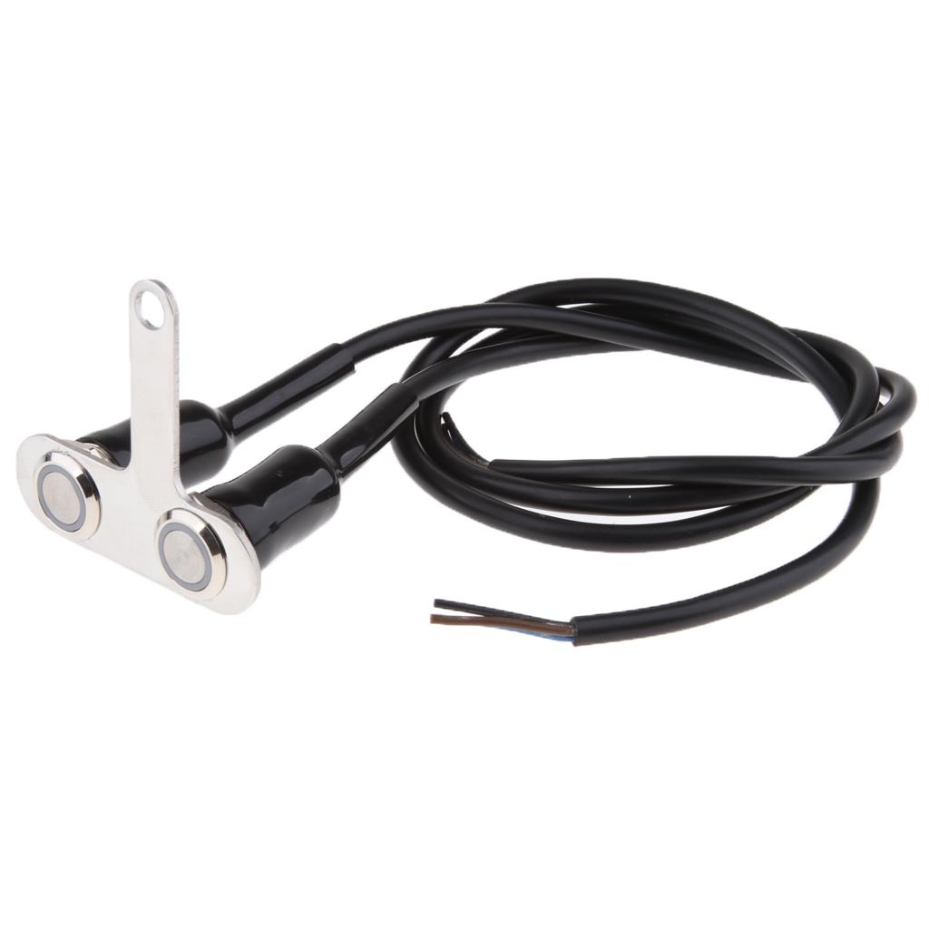 Universal Motorcycle LED Đèn Pha Đèn Sương Mù Sừng Công Tắc Tay Lái