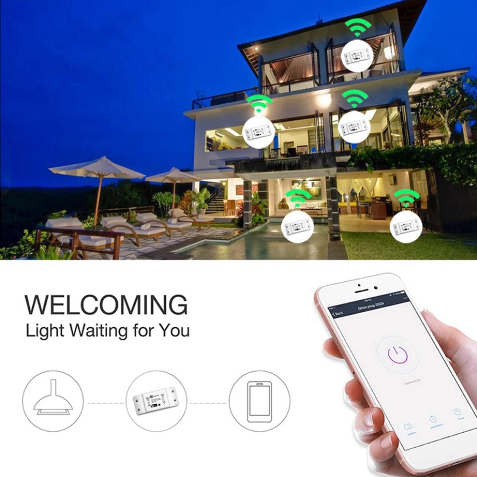 Wifi Wireless Remote Switch Remote Control Electrical Compatible with IFTTT