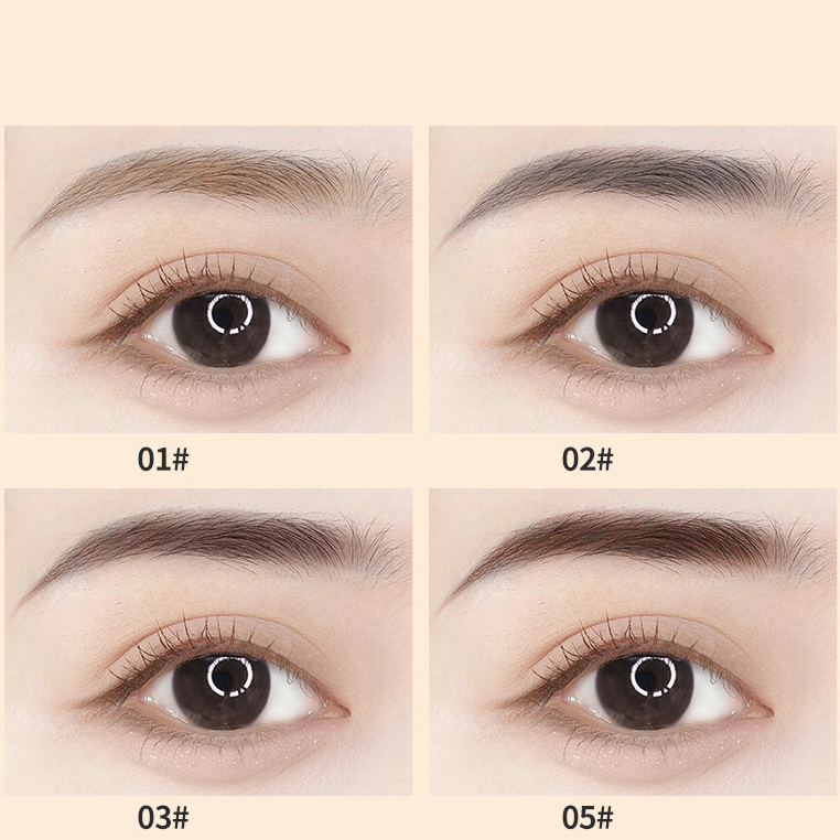 Gel kẻ lông mày lâu trôi và chống thấm nước 2 Trong 1 Gecomo Smooth EyeBrow Cream 1.2g