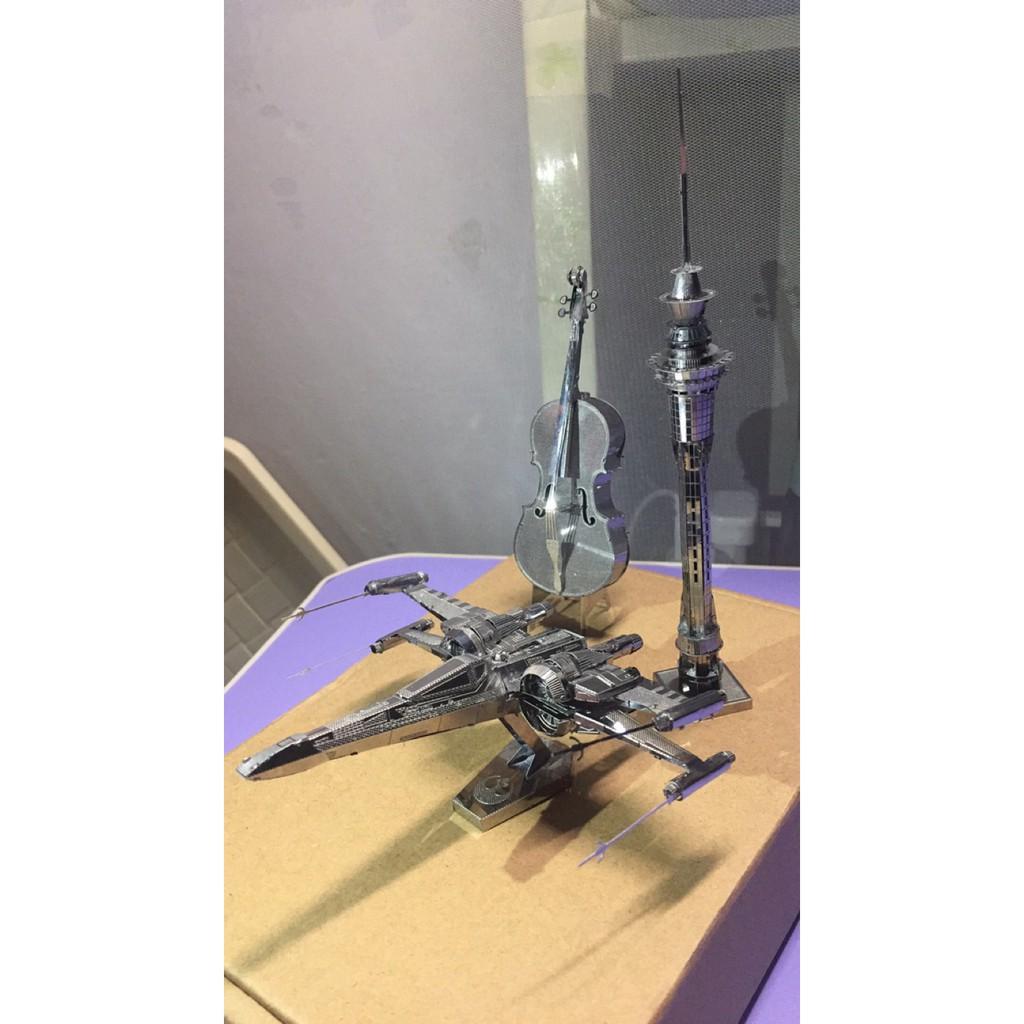 Mô Hình Lắp Ráp 3d Tòa tháp Sky Tower