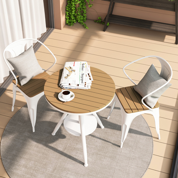 Bộ bàn ghế ngoài trời, bàn ghế ban công, bàn ghế cafe GHT010