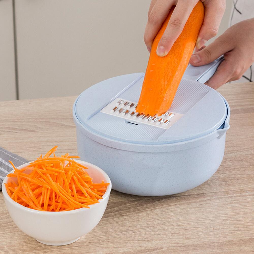 Food Slicer Wheat Plastic Fruit Vegetable Cutter Multifunctional Fast Chopper