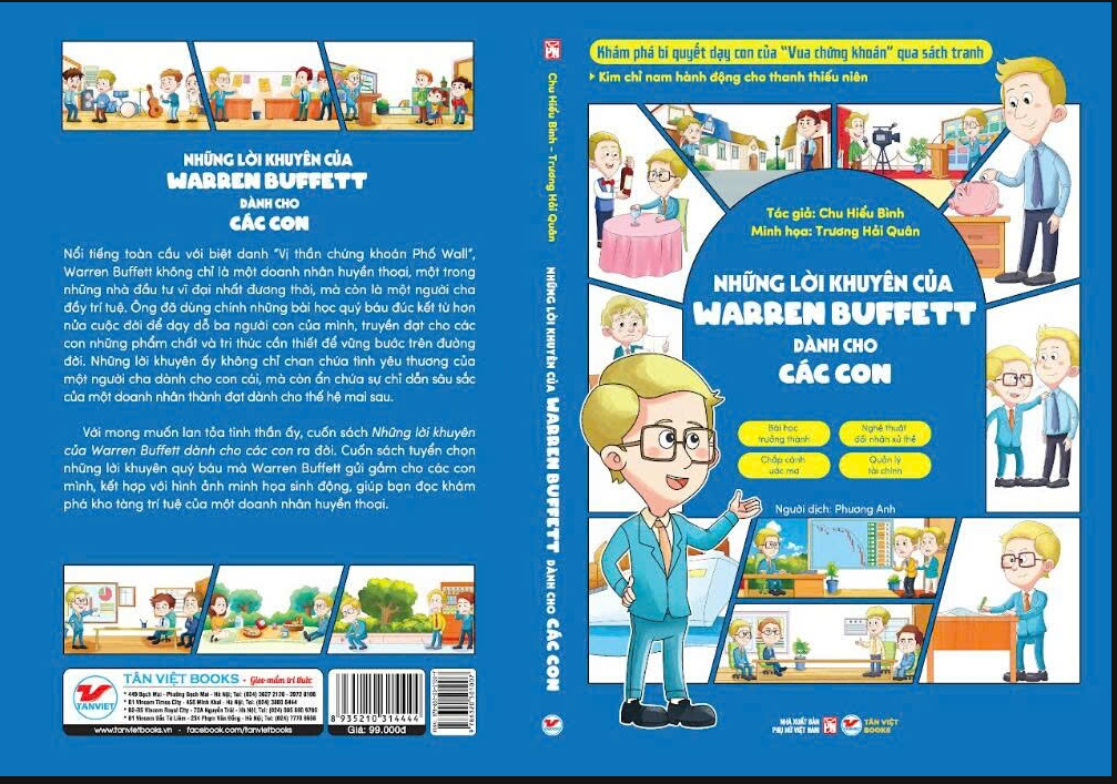 SÁCH MỚI   Bộ 2 cuốn truyện tranh “Những bức thư của các tỷ phú thế giới dành cho con”