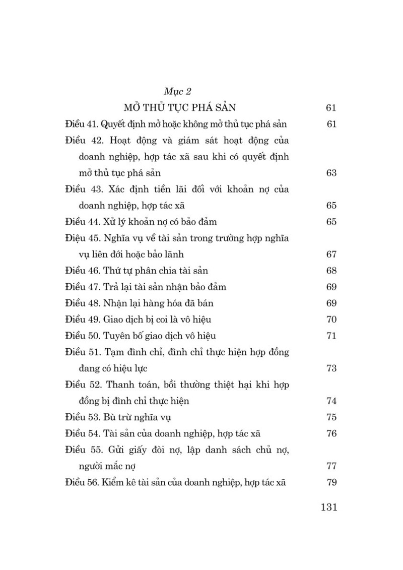 Luật Phục hồi, phá sản năm 2025