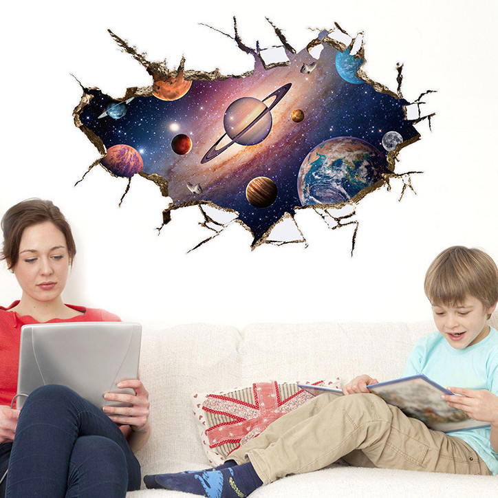 Galaxy - Decal 3D hình dán trang trí 60x90cm