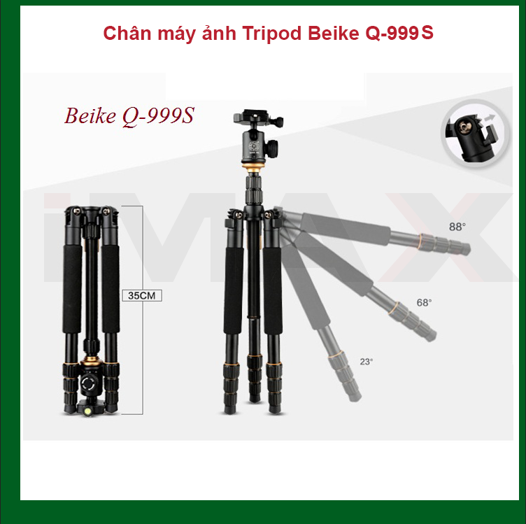 CHÂN MÁY ẢNH TRIPOD/ MONOPOD BEIKE Q-999S VER 4 - HÀNG NHẬP KHẨU