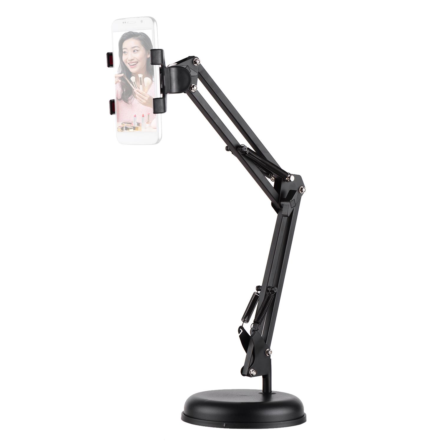 Giá đỡ điện thoại di động có thể mở rộng để bàn xoay 360 °