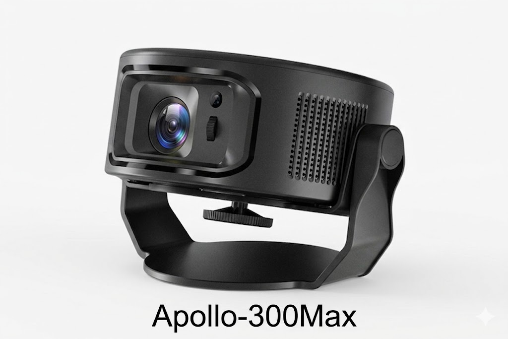 Máy Chiếu Mini Apollo 300MAX – Android 14, Siêu Nét, Hỗ Trợ 4K Chính Hãng - Hàng nhập khẩu