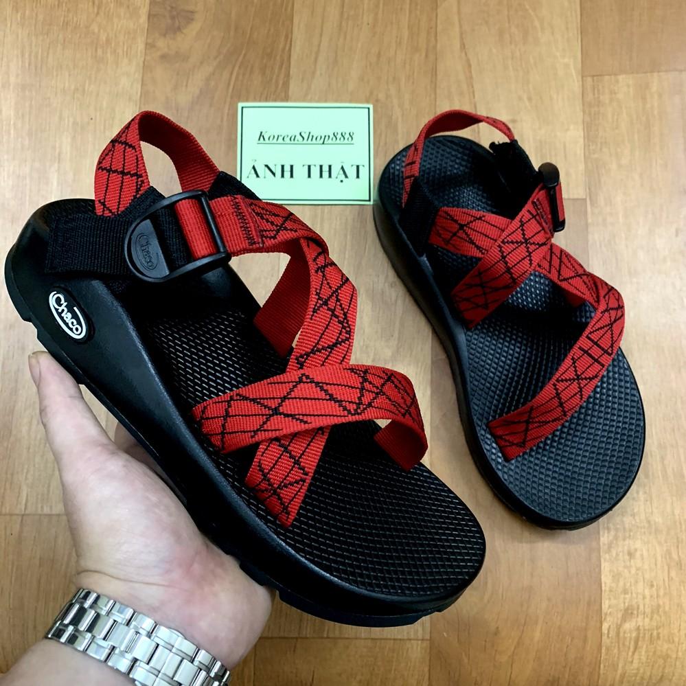 Dép Sandal Chaco Nam Quai Đỏ Mã D104