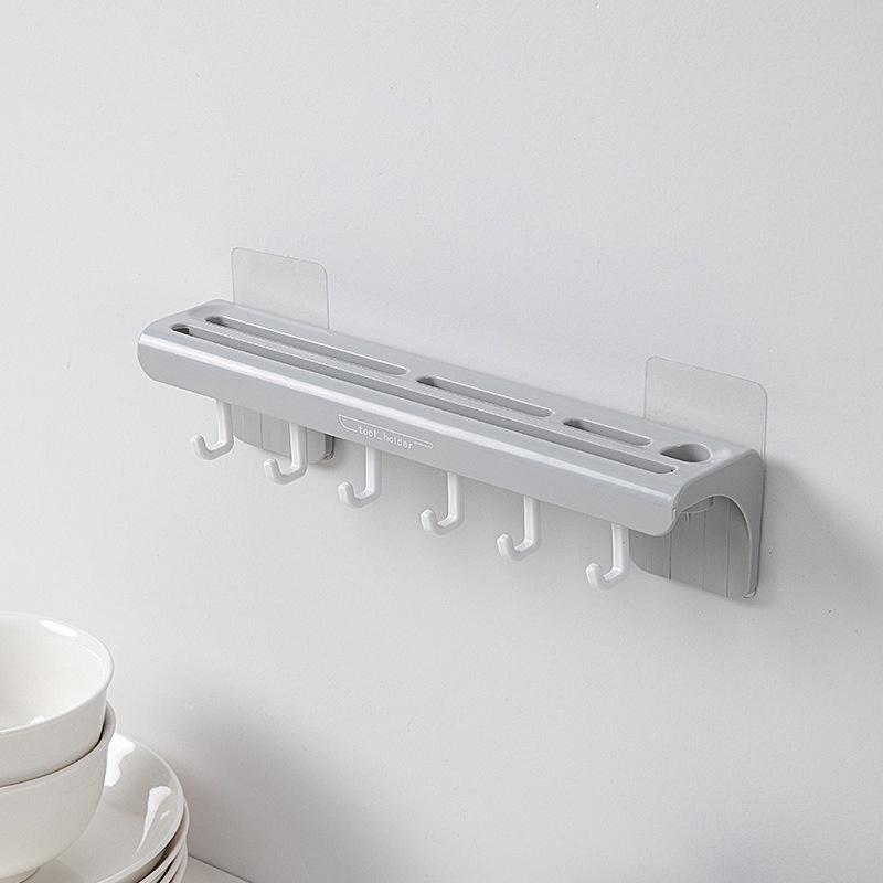 Giá Đựng Dao Bằng Nhựa Đa Năng Có Móc Treo Tiện Dụng Cho Nhà Bếp Giá Đỡ