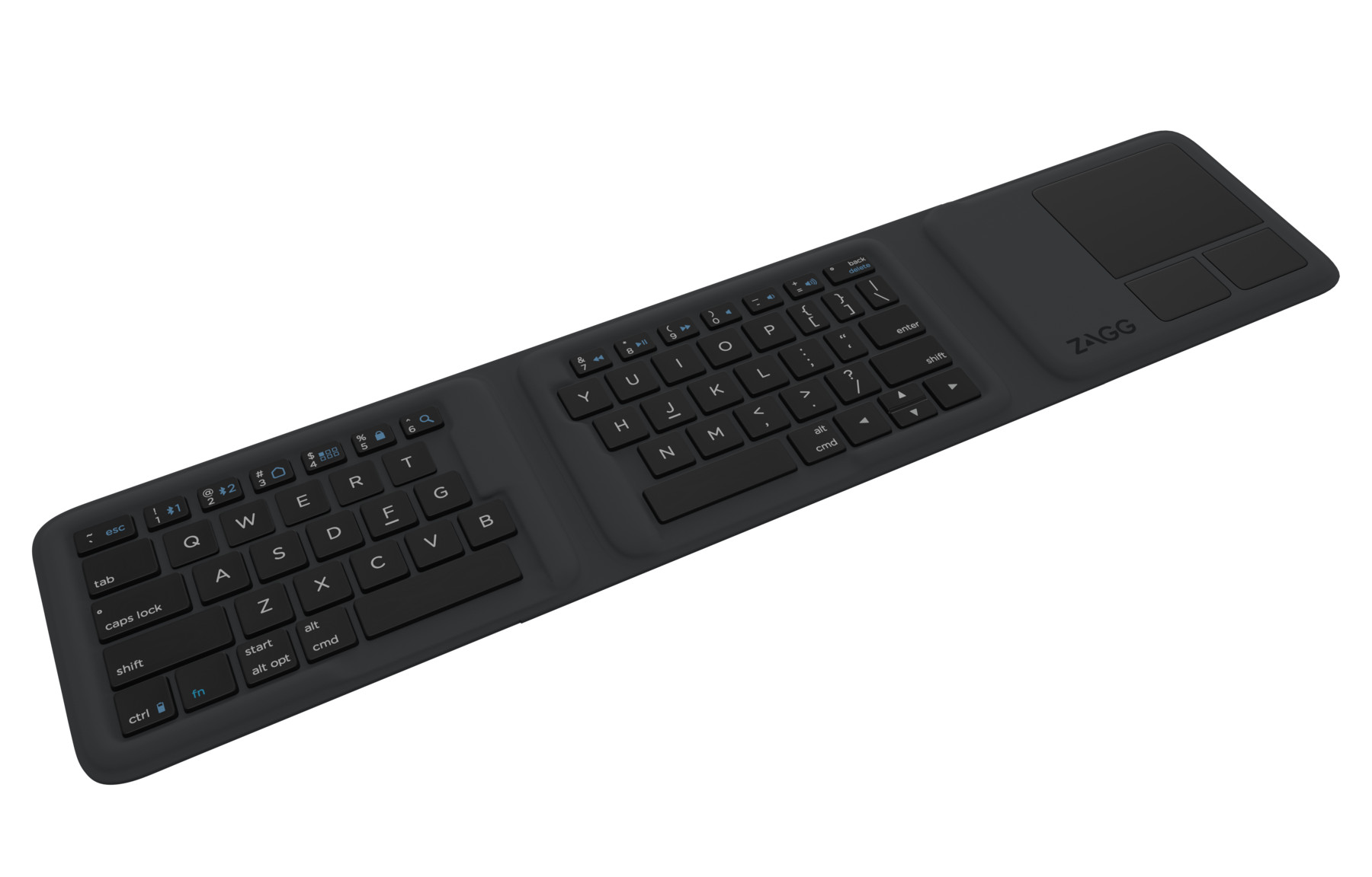 Bàn phím gấp 3 ZAGG Universal Keyboards - Tri Folding 103203612 - Hàng chính hãng