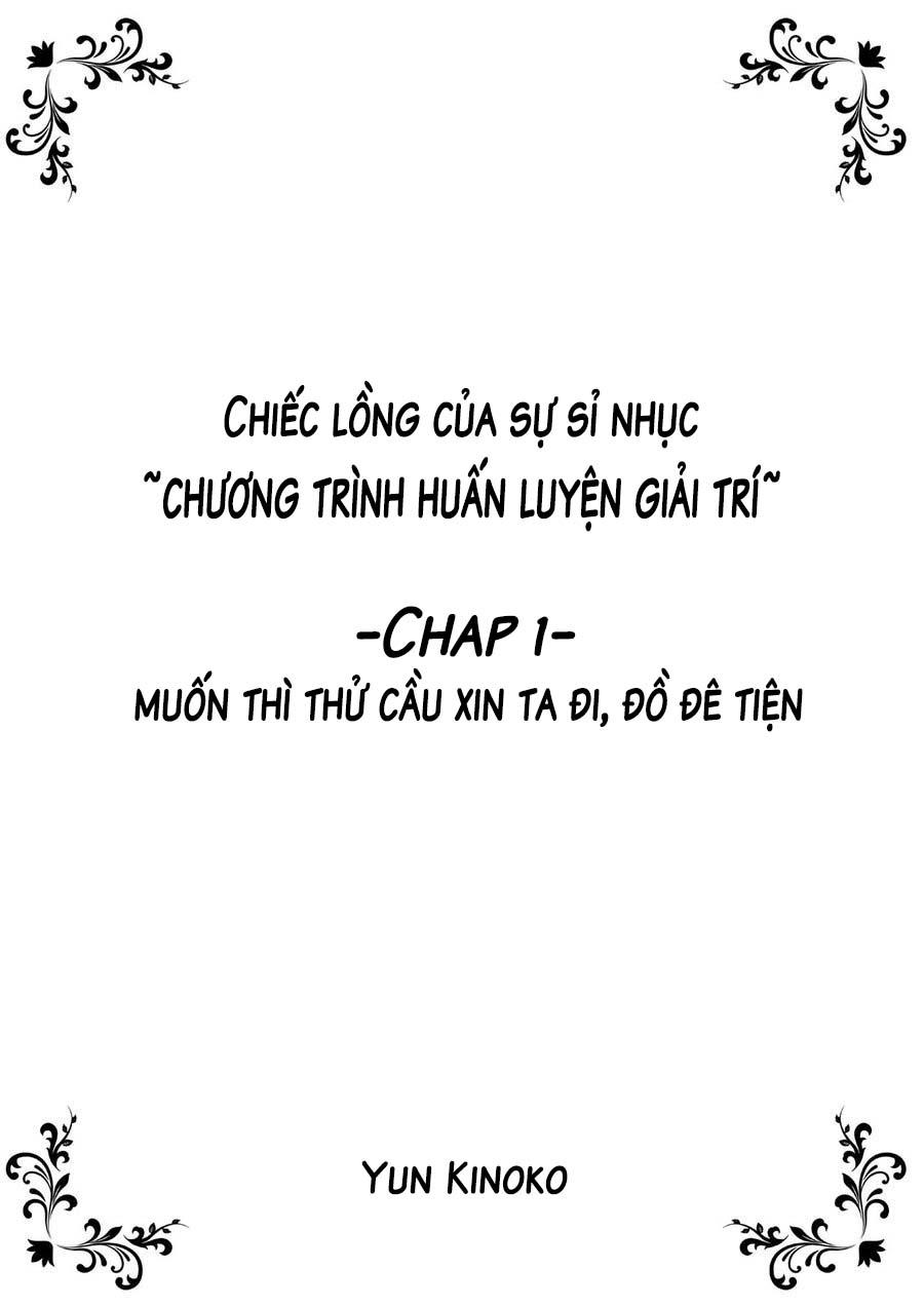 Chiếc Lồng Của Sự Sỉ Nhục chapter 1