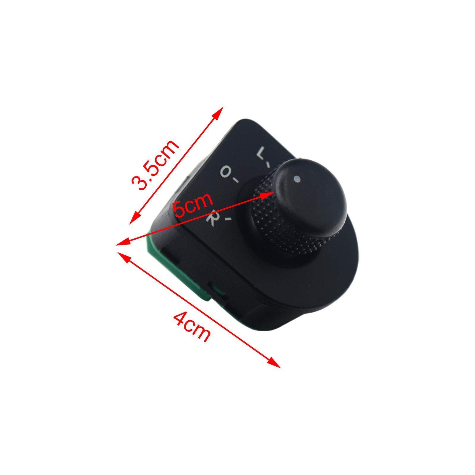 Side Mirror Control Switch 1J1959565A Replace Parts for Golf