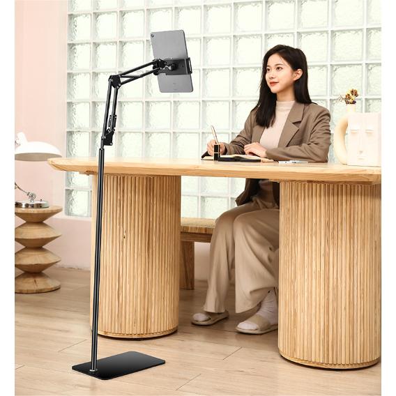 Lazy Arm Universal Giá đỡ cây treo Nhôm Lò Xo cho Điện Thoại Máy Tính Bảng Đỡ Sàn ️ FREESHIP ️