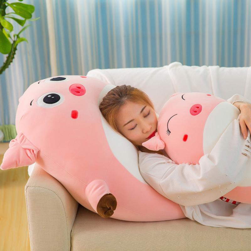 Gấu Bông Heo Hồng Love Pig, Lợn Love Pig Siêu Ngố Đáng Yêu (30cm----&gt;45cm) Gối Ôm Heo Love Pig Siêu Mềm Mịn, Êm Ái Hàng Cao Cấp