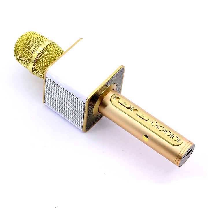 Micro Karaoke Bluetooth kèm loa kết nối điện thoại, máy tính bảng Hát Không Dây, Nghe Nhạc, Hỗ Trợ Kết Nối Thẻ Nhớ, USB Pin sạc - Hàng Chính Hãng