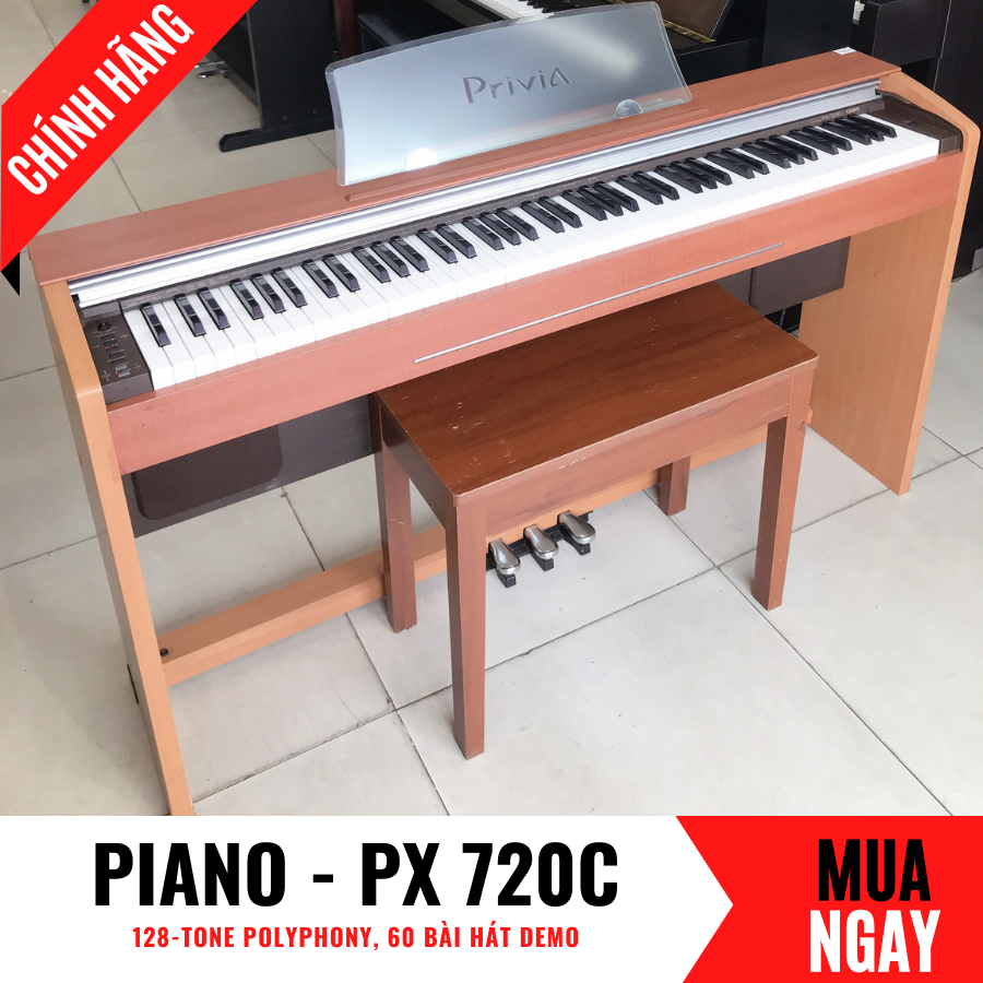 Đàn Piano Điện Nhật PX-720C Chuẩn Đầu Ra 128 Nốt Đa Âm Sắc