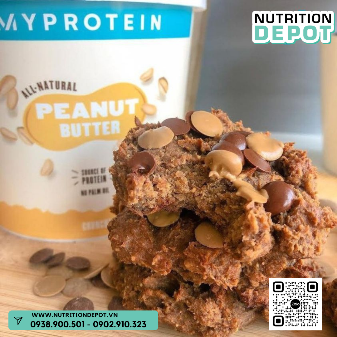 Bơ đậu phộng All Natural Peanut Butter Myprotein (hộp 1kg) - Tăng cường sức khỏe tim mạch - Nutrition Depot Vietnam