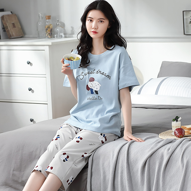 Đồ mặc nhà quần lửng COTTON 5007