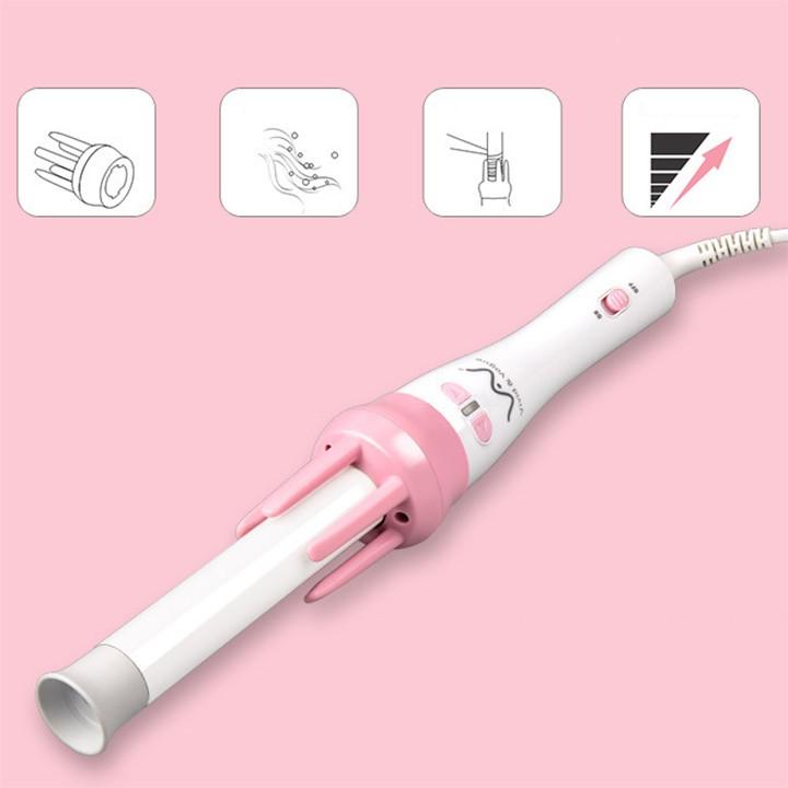 Máy Uốn Tóc Xoăn Xoay Tự Động 360 VIVID & VOGUE, Máy uốn tóc tự động xoay