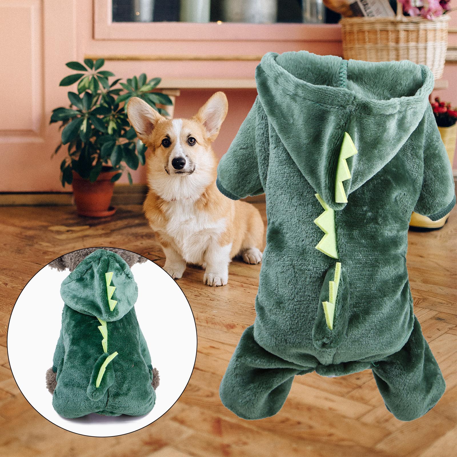Fleece Dogs Clothes Jacket Coat Sweater Pet Hoodie Outfit Autumn Winter XS