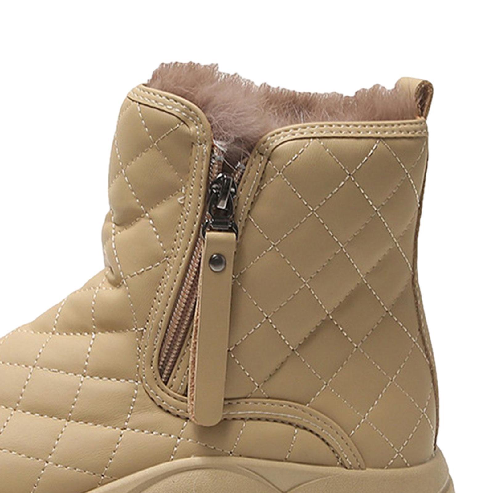 Winter Snow Boots Warm Lined Short Boots Fashion for Trekking Hiker Winter