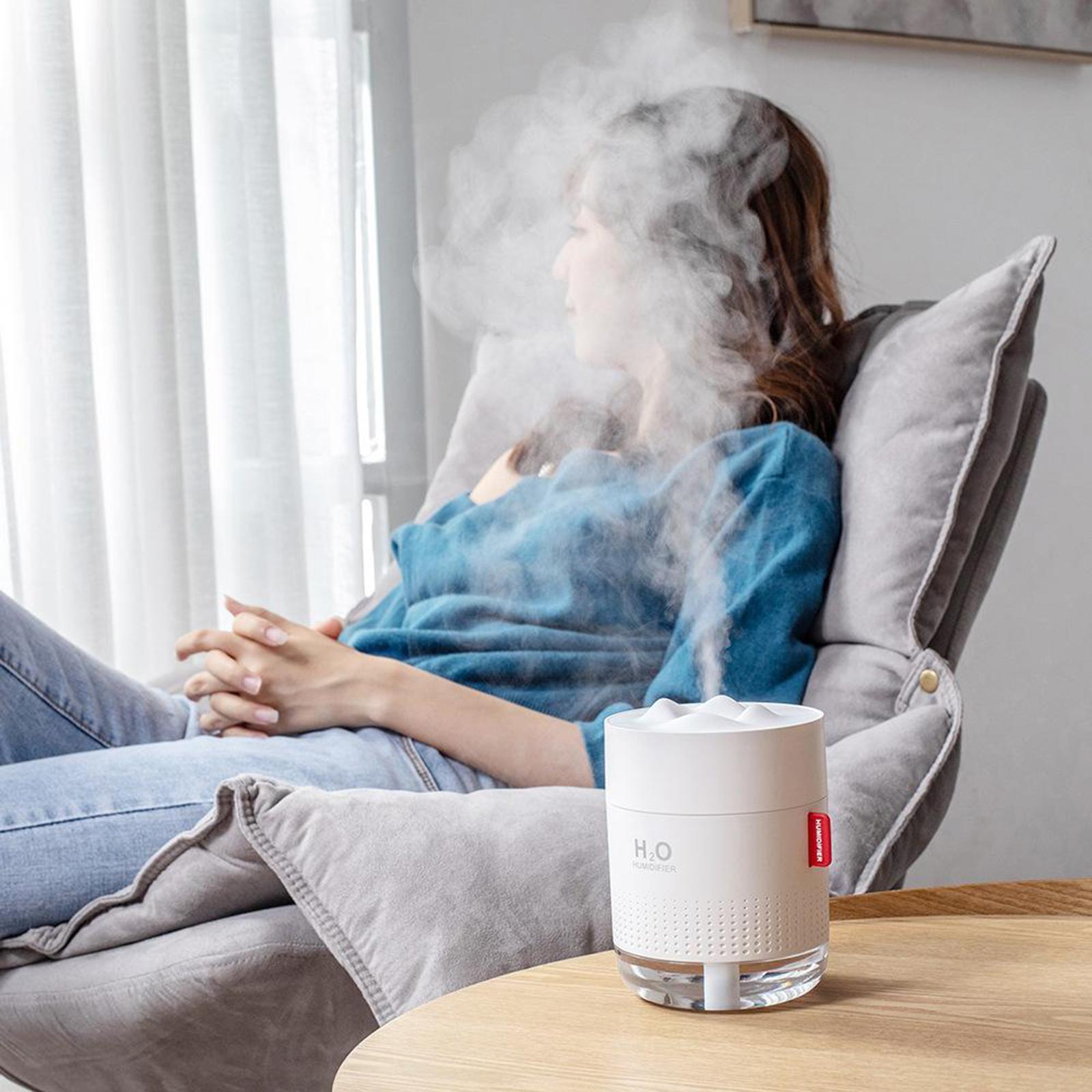450ml USB LED Mini Car Home Humidifier Aroma Diffuser Mist Purifier