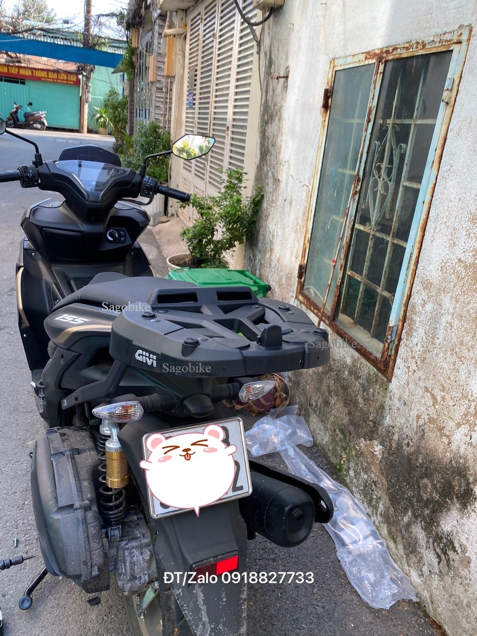 Hình ảnh Baga Givi SRV NVX 155 VVA 2021, baga NVX 2021