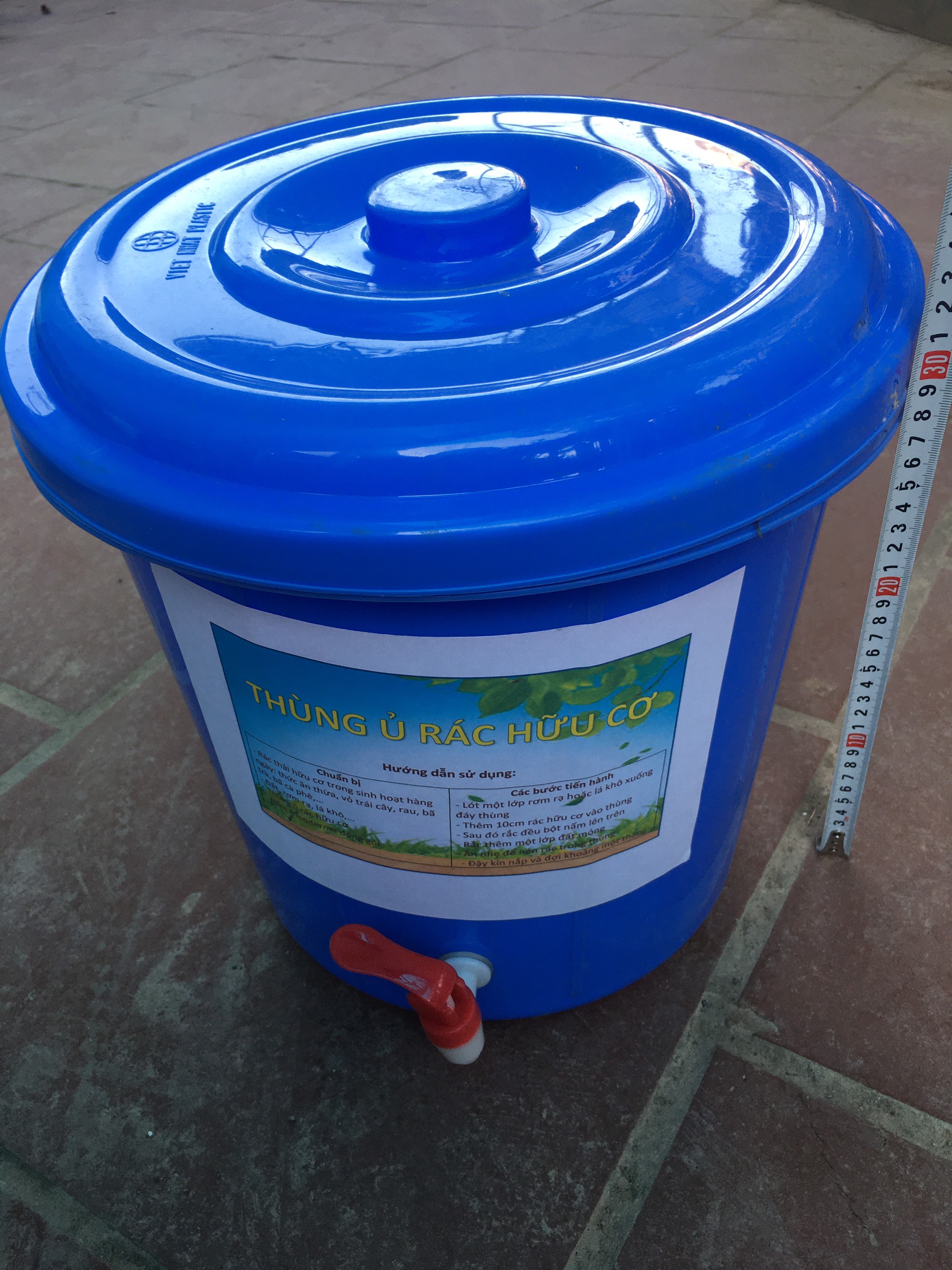 Thùng ủ rác hữu cơ 15 lít