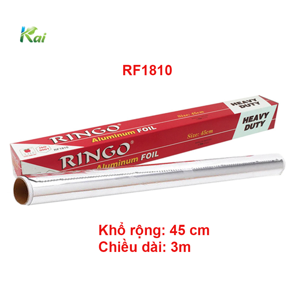 GIẤY BẠC MÀNG NHÔM nướng bọc thực phẩm NHÃN HIỆU RINGO THP loại RF1210/RF1810