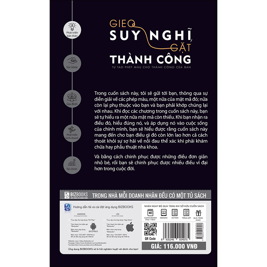 Gieo Suy Nghĩ Gặt Thành Công - Tự Tạo Phép Màu Cho Thành Công Của Bạn