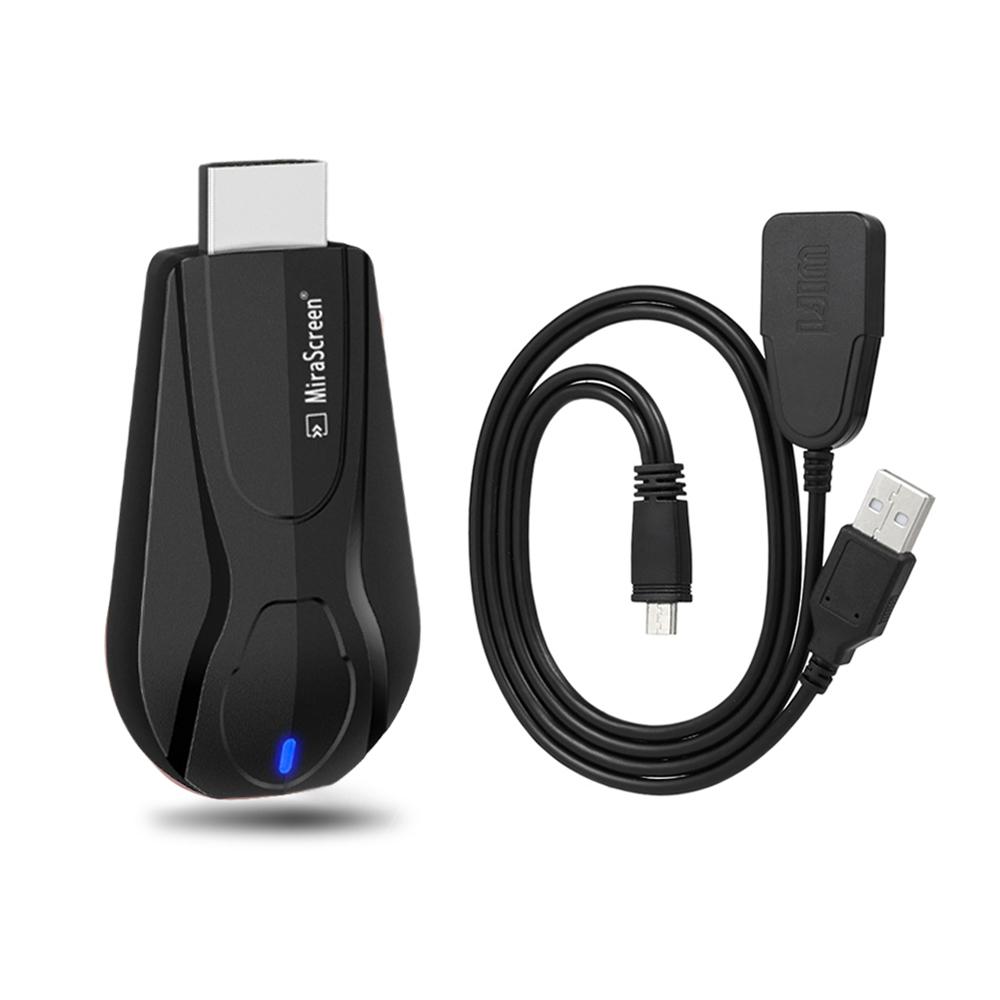 Bộ thu 1080P HD MiraScreen K11 hiển thị  Wi-Fi không dây, điều khiển DLNA cho Android iOS