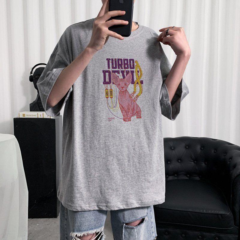 Áo Thun Tay Lỡ In Turbo Devil