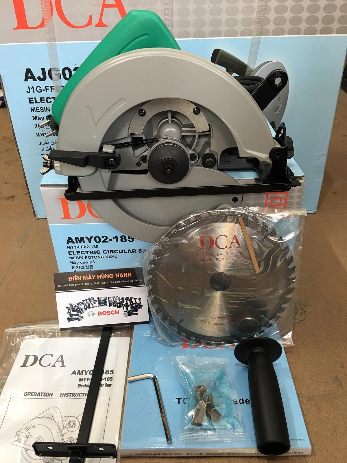 MÁY CƯA ĐĨA TRÒN 185MM 1100W DCA AMY02-185 - HÀNG CHÍNH HÃNG