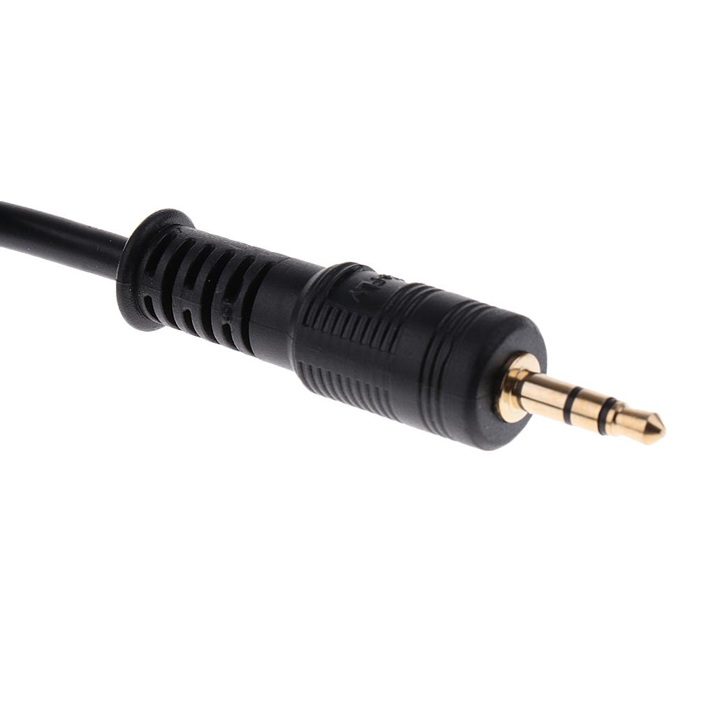 High Quality Car 3.5mm AUX Audio Input Adapter Cable Connector