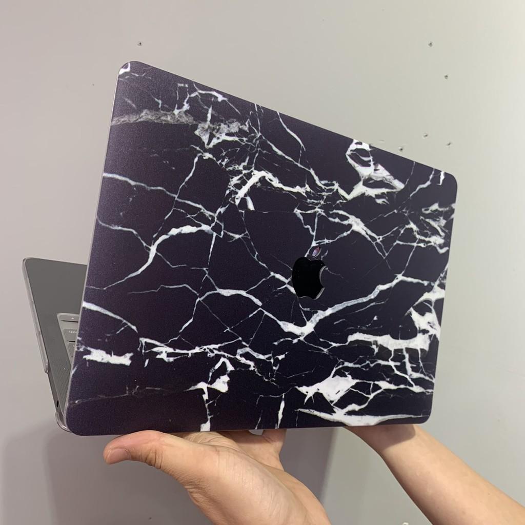 (Update M1) Case macbook, Ốp Macbook mỏng nhẹ, chống trầy xước va đập tốt màu vân đá đen