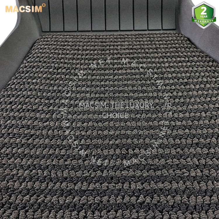 Thảm lót sàn ô tô 2 lớp cao cấp dành cho xe Audi A6 2019 - 2022 nhãn hiệu Macsim 3W chất liệu TPE