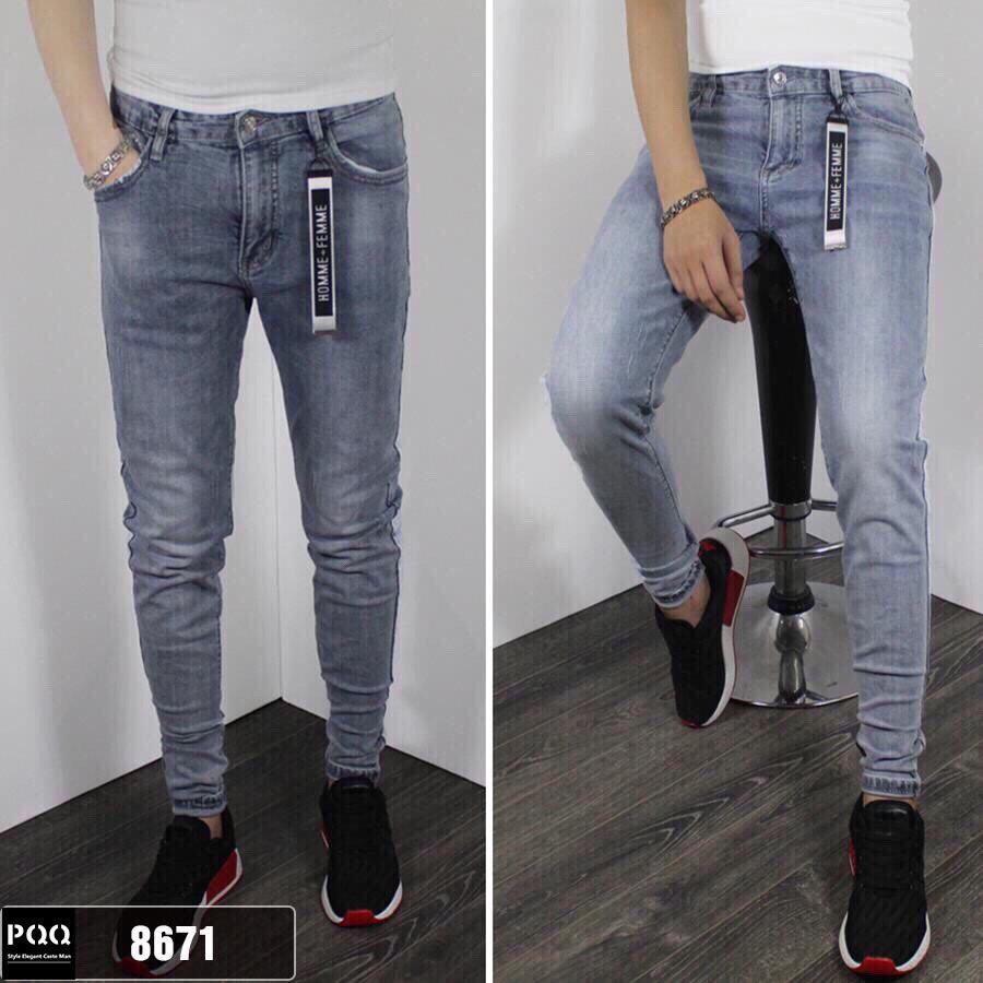 Quần jean nam đẹp rẻ nhất với phong cách hàn quốc chất vải jean co giãn