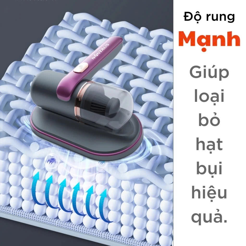 Máy Hút Bụi Giường Nệm Không Dây, Lực Hút 10.000PA Diệt Khuẩn UV &amp; Mạt Bụi, Hút Lông Chó Mèo Hiệu Quả - HÀNG CHÍNH HÃNG MINIIN