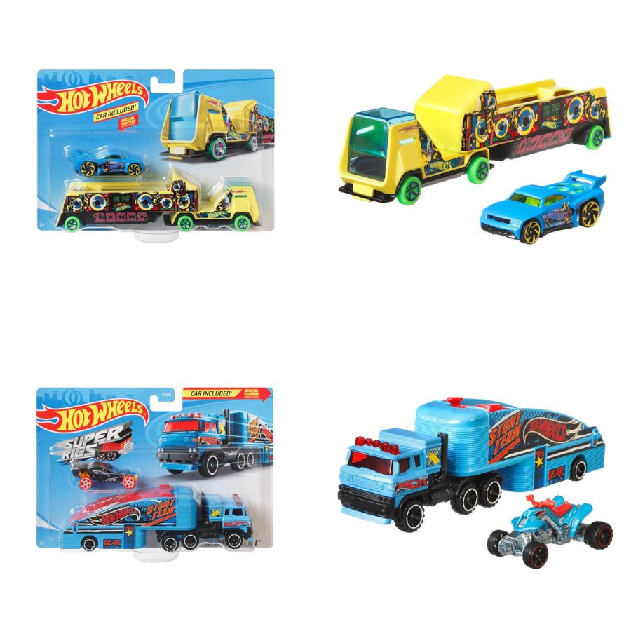 Đồ Chơi Mô Hình HOT WHEELS Siêu Xe Tải Trung Chuyển Hot Wheels BDW51 - Giao hàng ngẫu nhiên