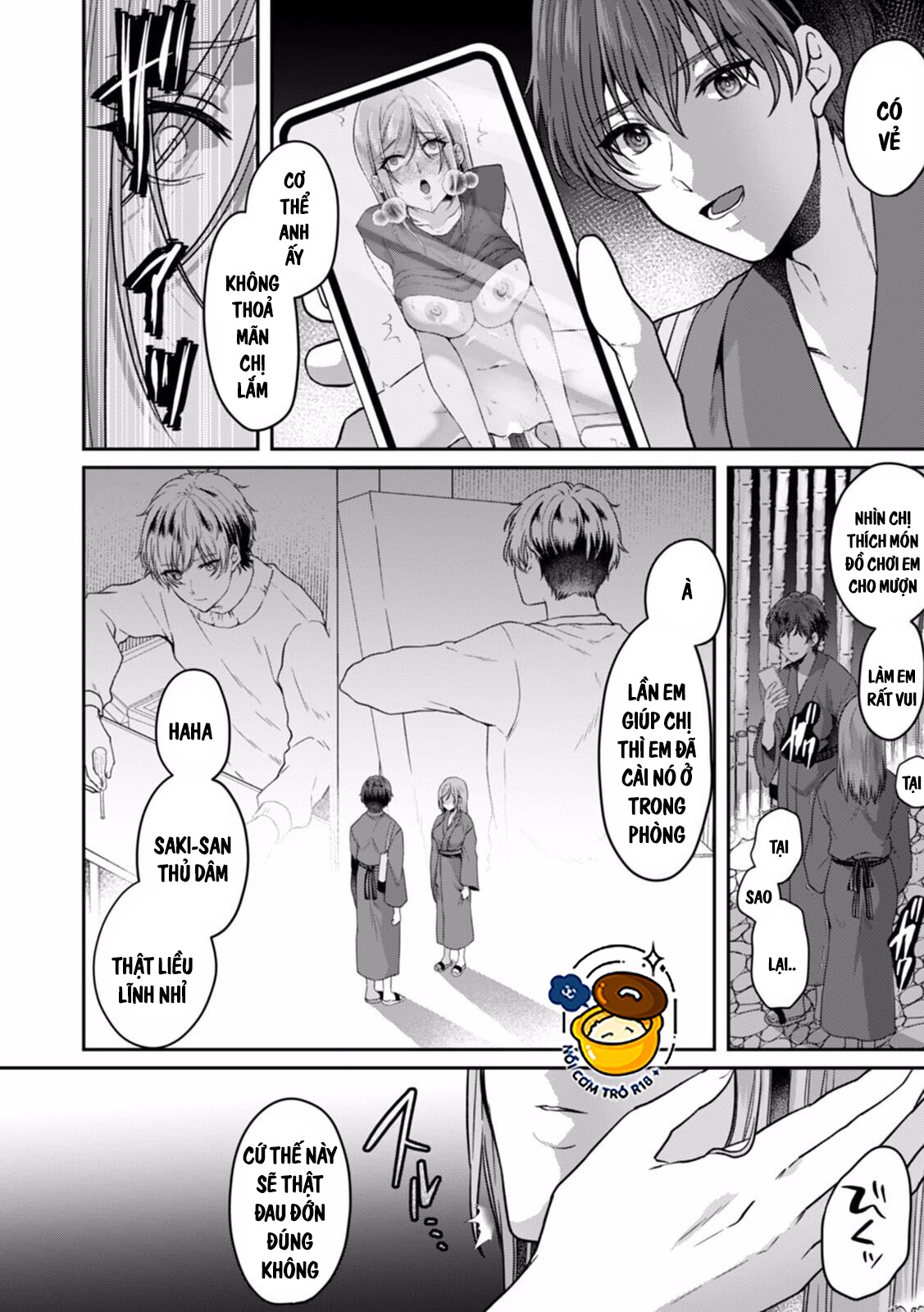 Sắp Không Kiềm Chế Nổi Trên Chuyến Tàu Đông Đúc chapter 9.2 - Trang 4