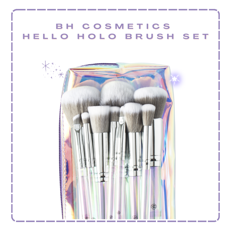 Hình ảnh Bộ cọ trang điểm BH COSETICS hello holo 10 piece brush set