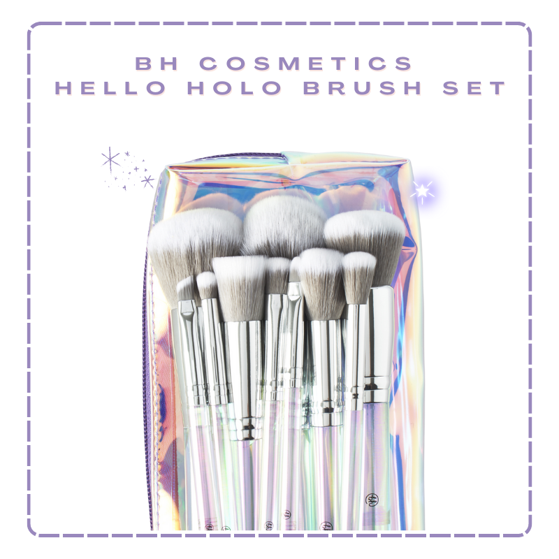 Bộ cọ trang điểm BH COSETICS hello holo 10 piece brush set